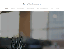 Tablet Screenshot of browncalifornia.com
